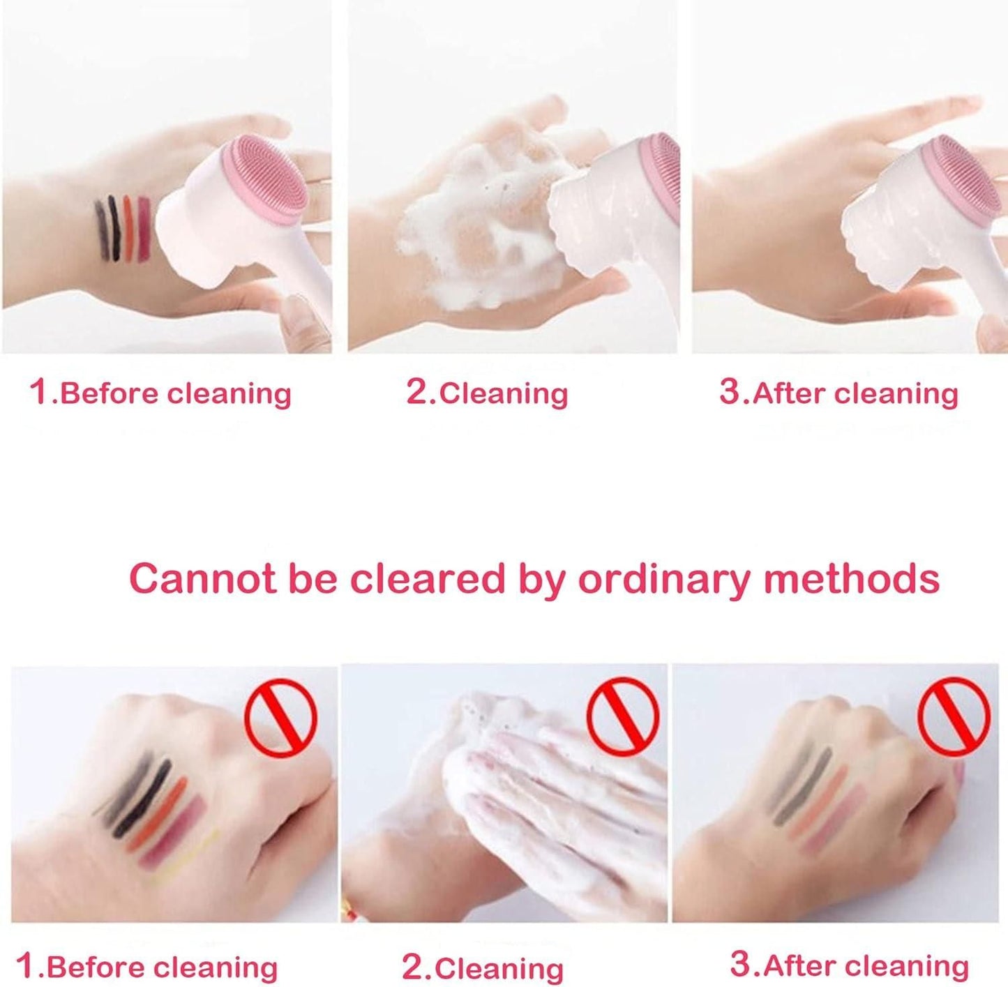 2 in 1 Facial Cleansing Brush