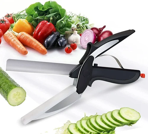 2-in-1 Steel Smart Clever Cutter Kitchen Knife